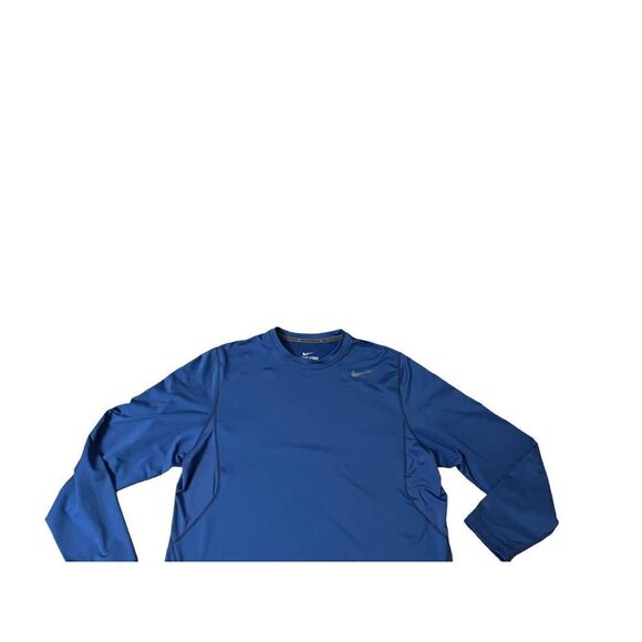 Nike Pro-Combat Dri-Fitted Blue Mens 2XL Crew Neck Shirt in good condition. - Picture 4 of 6